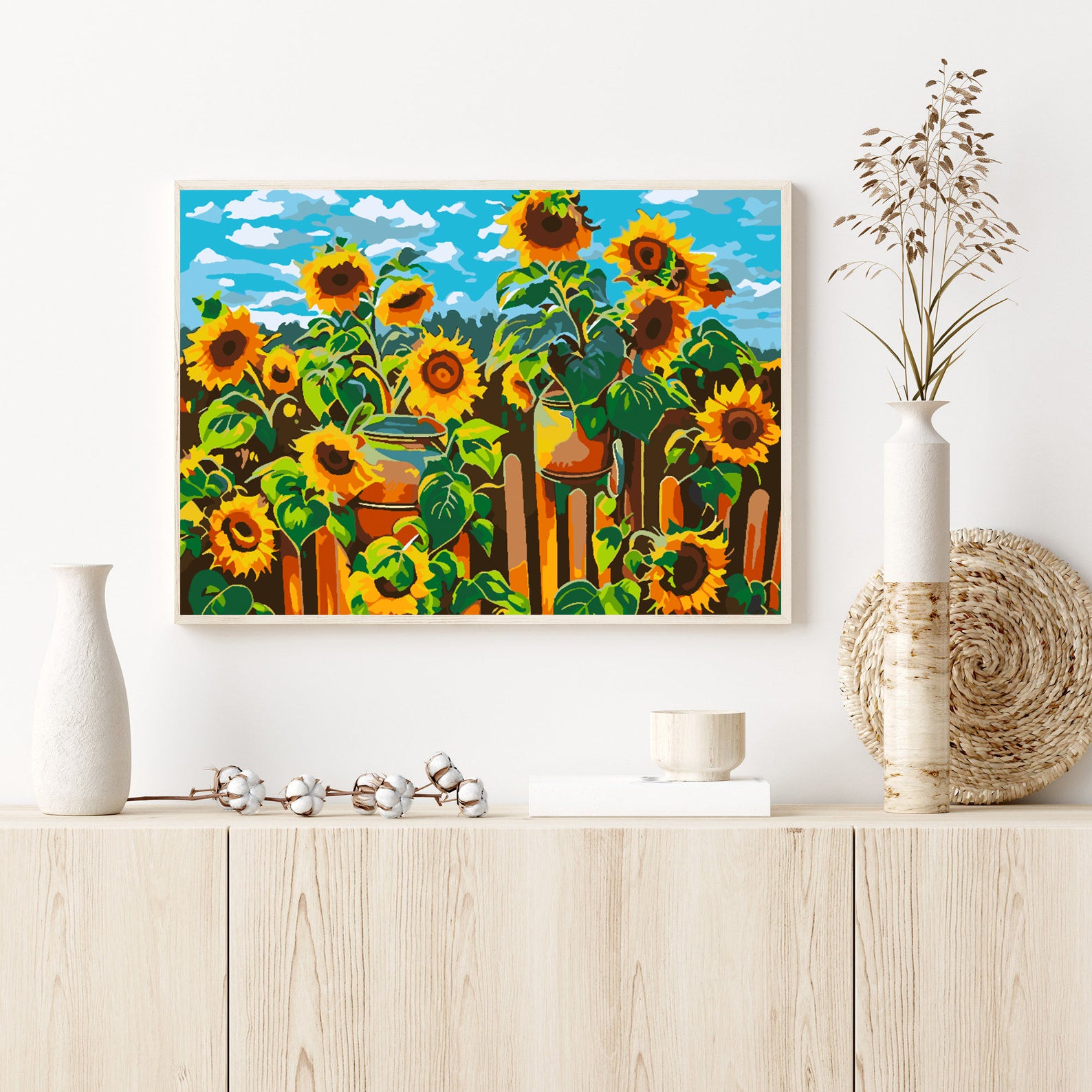 Peinture par numéros - Tournesol 4537