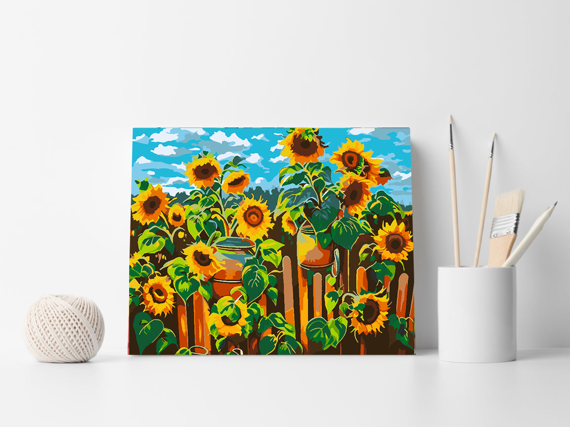 Peinture par numéros - Tournesol 4537