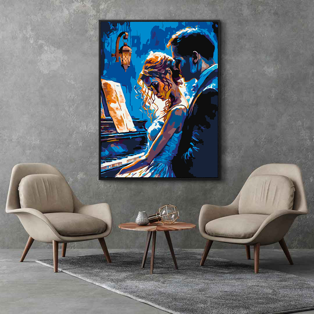 Peinture par numéros - Les amoureux 4539