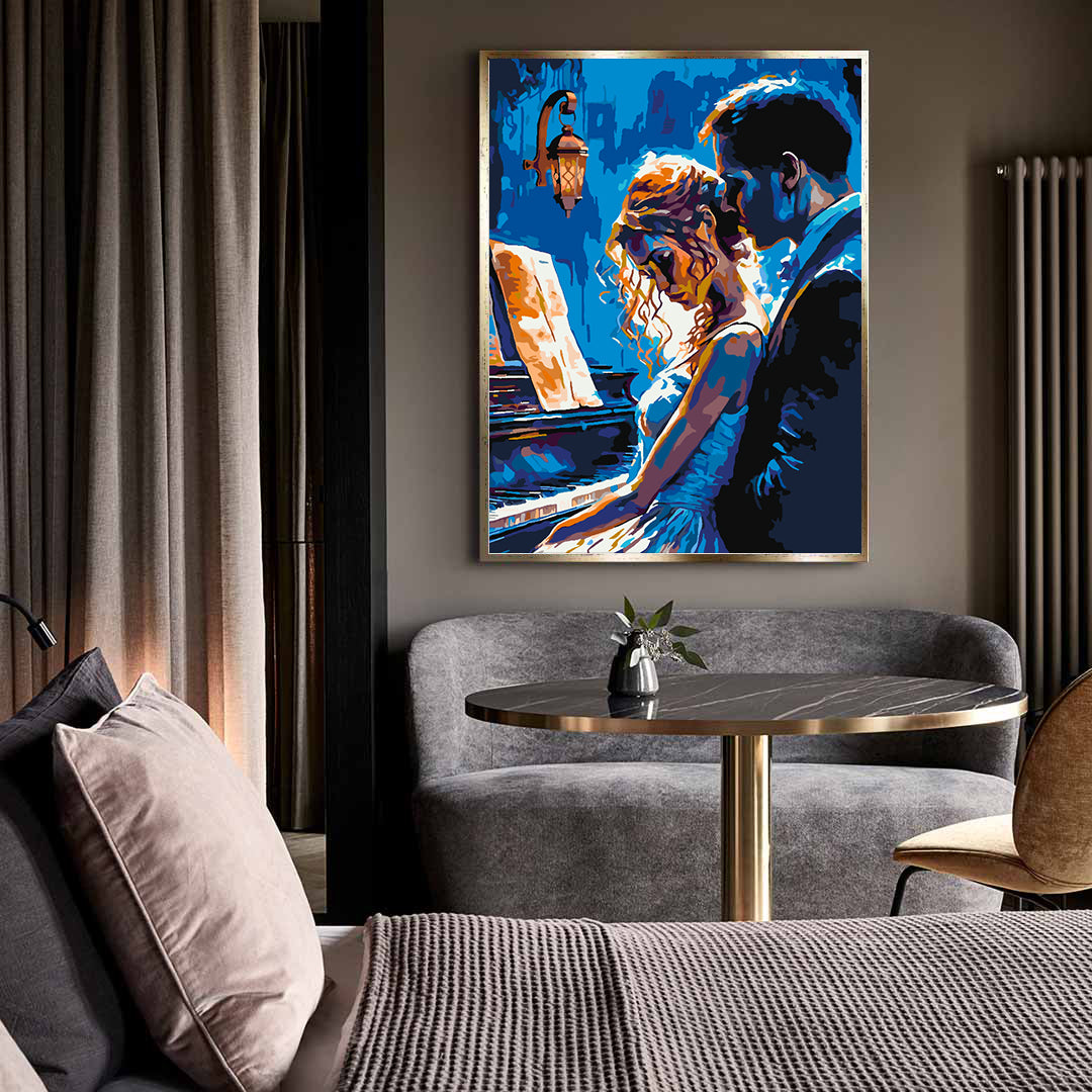Peinture par numéros - Les amoureux 4539