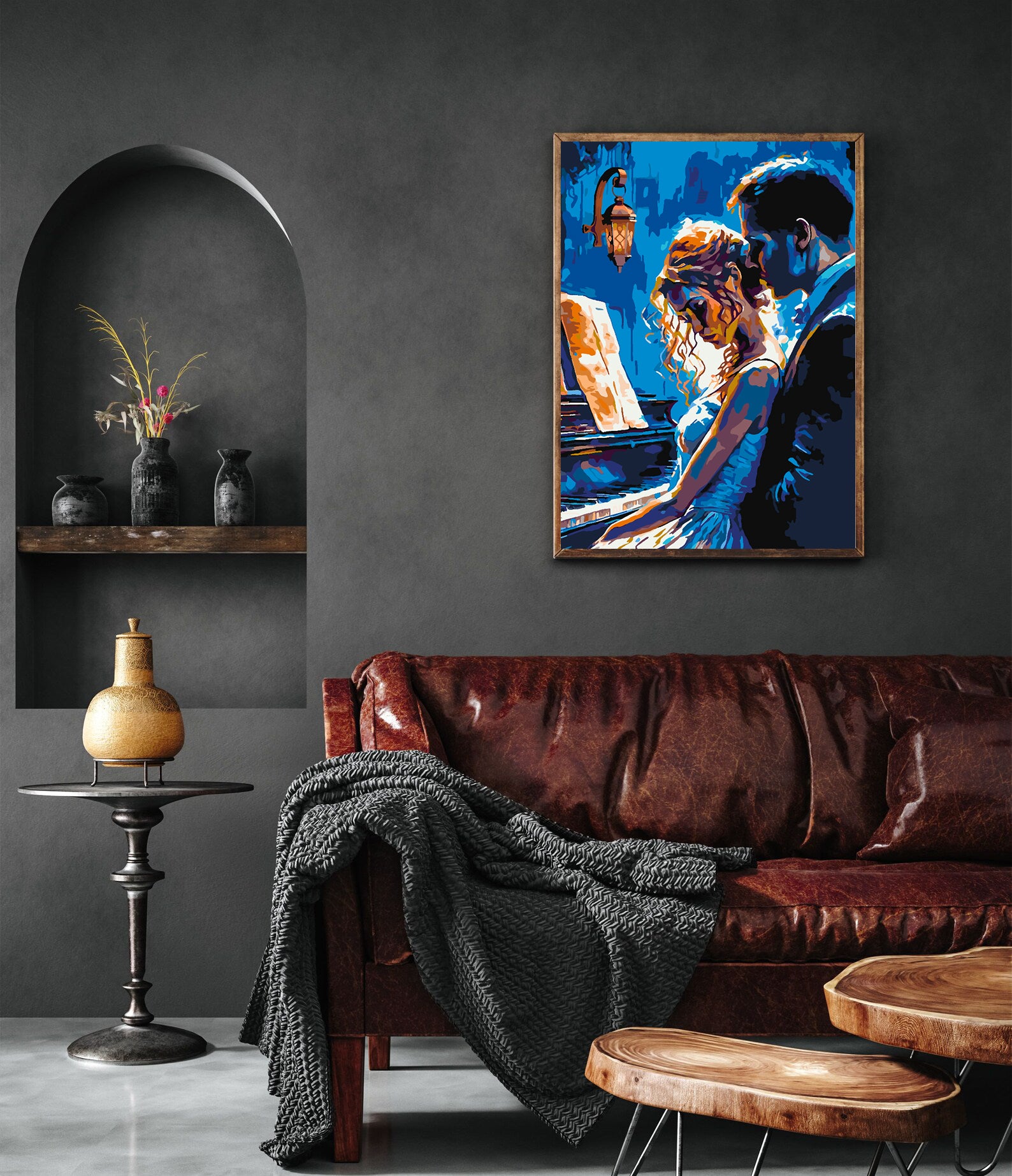 Peinture par numéros - Les amoureux 4539