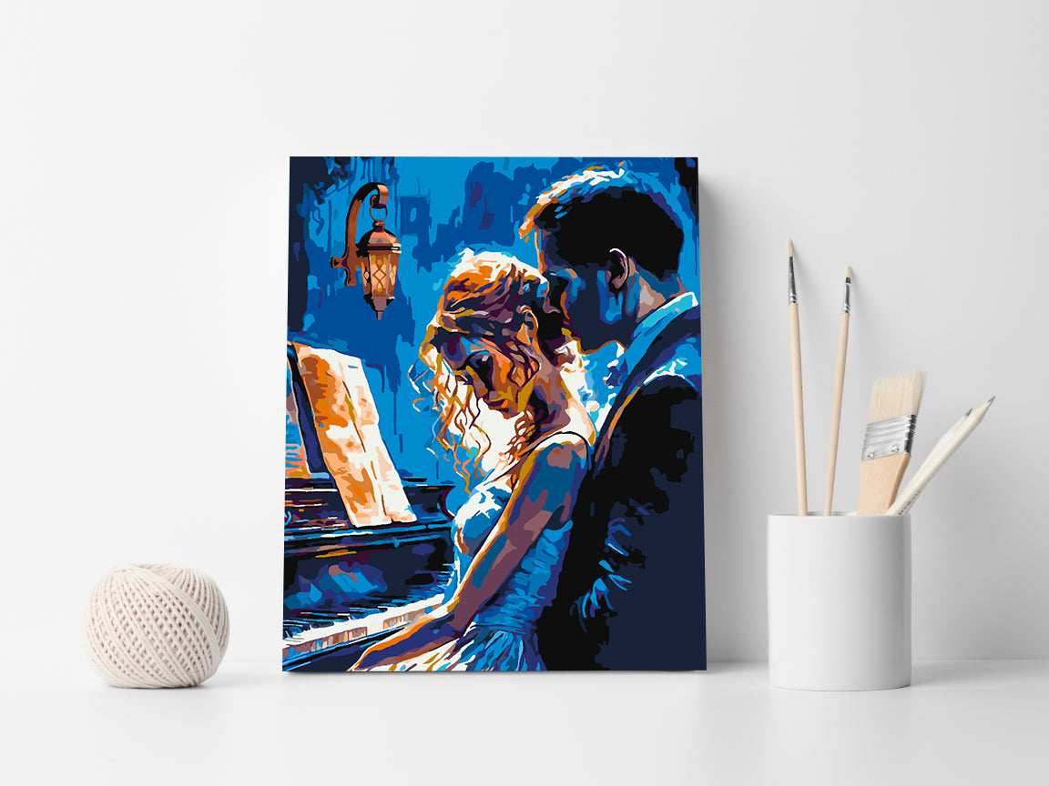 Peinture par numéros - Les amoureux 4539