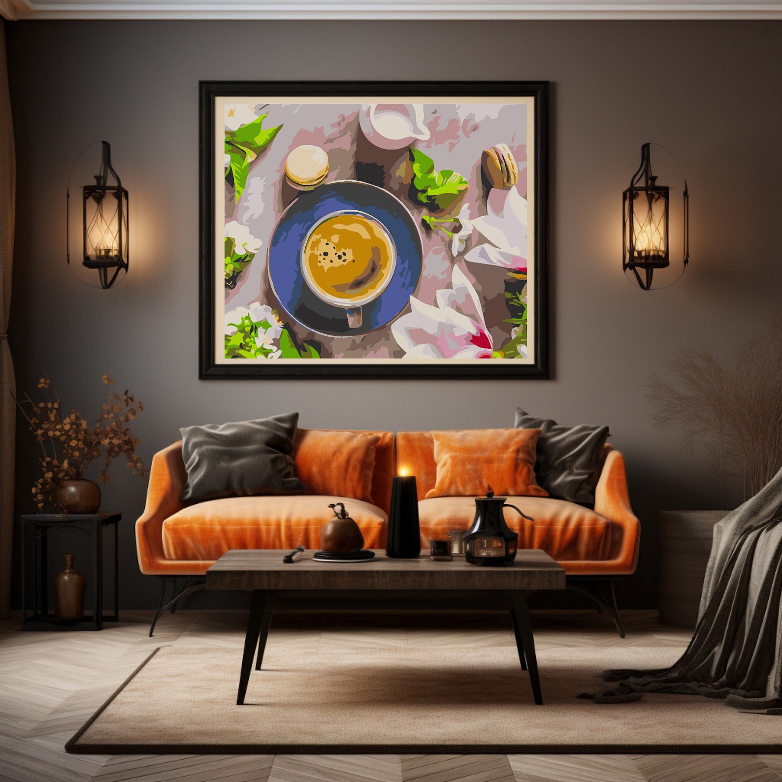 Peinture par numéros - Café et douceurs 4565