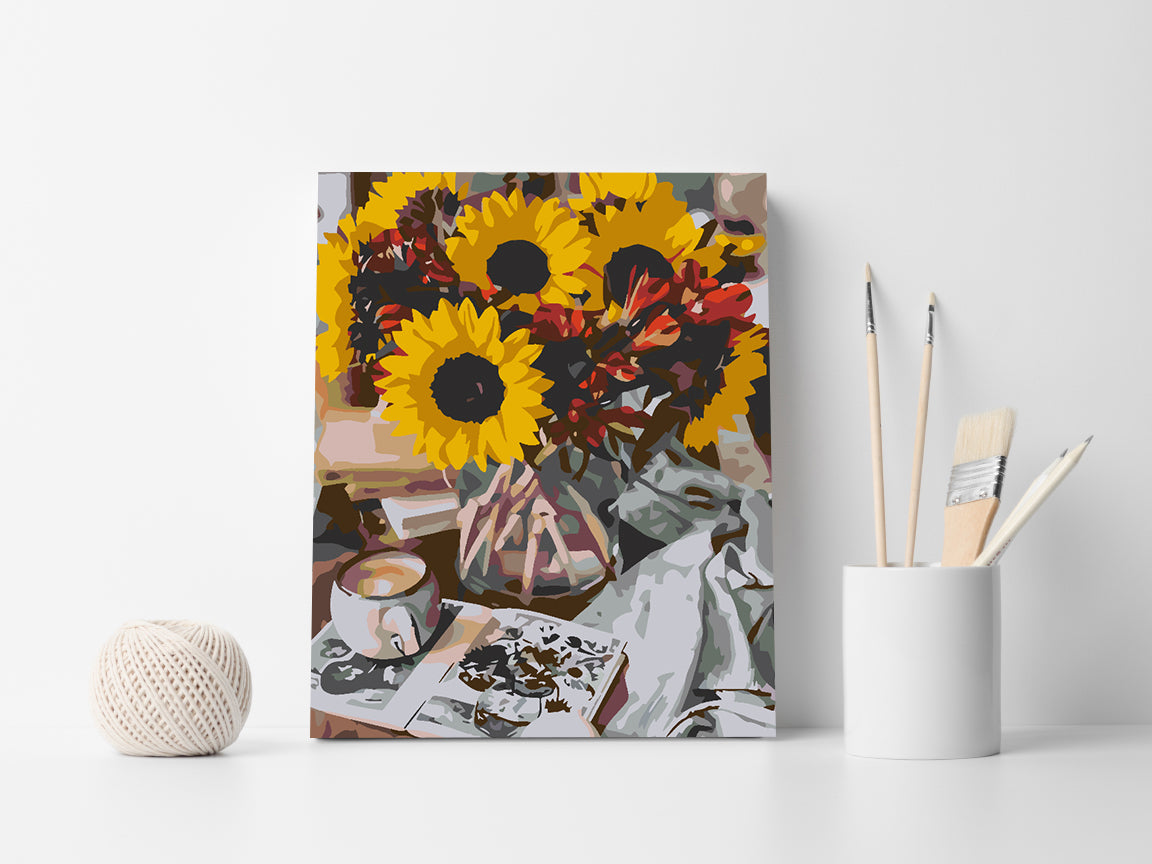 Peinture par numéros - Tournesol 4566