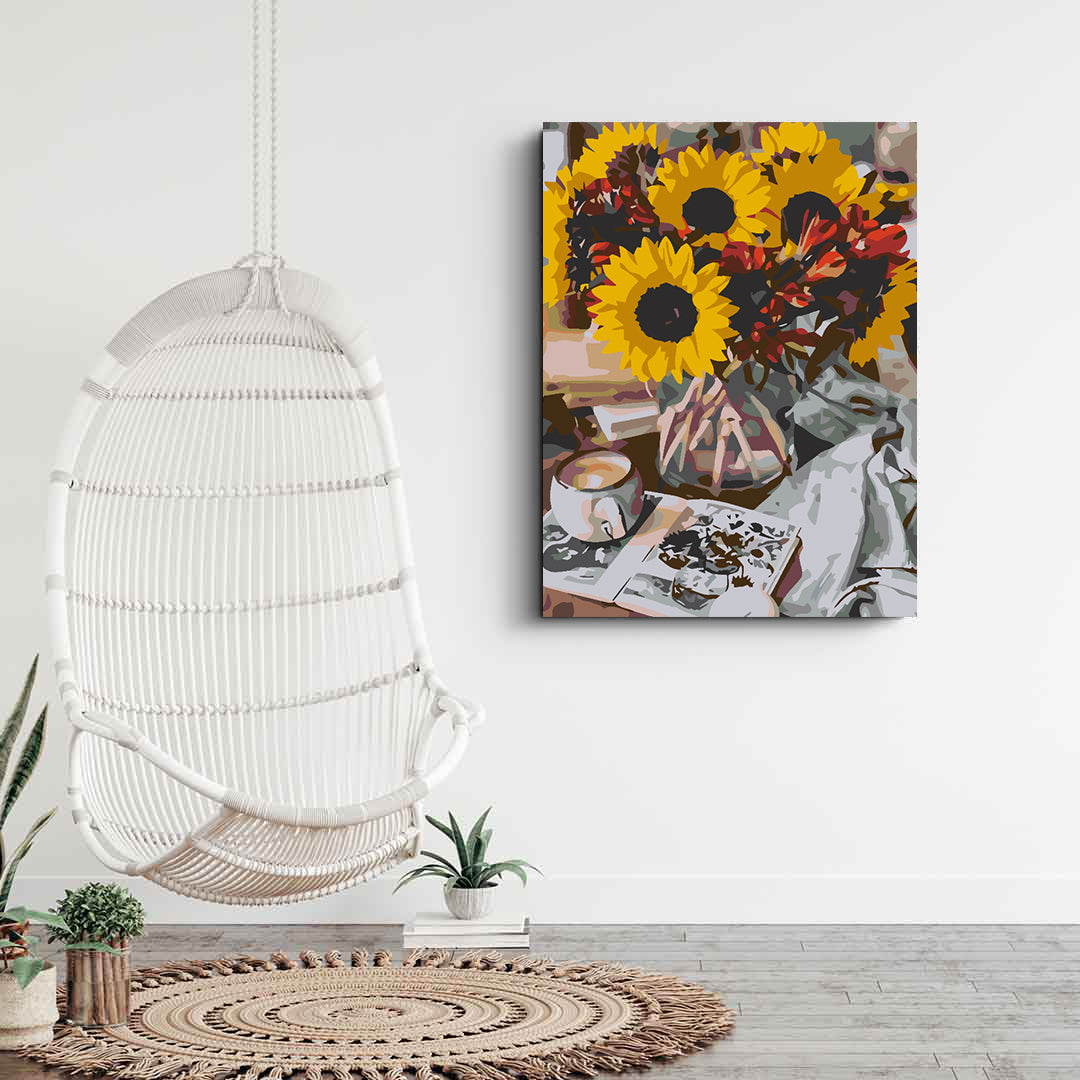 Peinture par numéros - Tournesol 4566