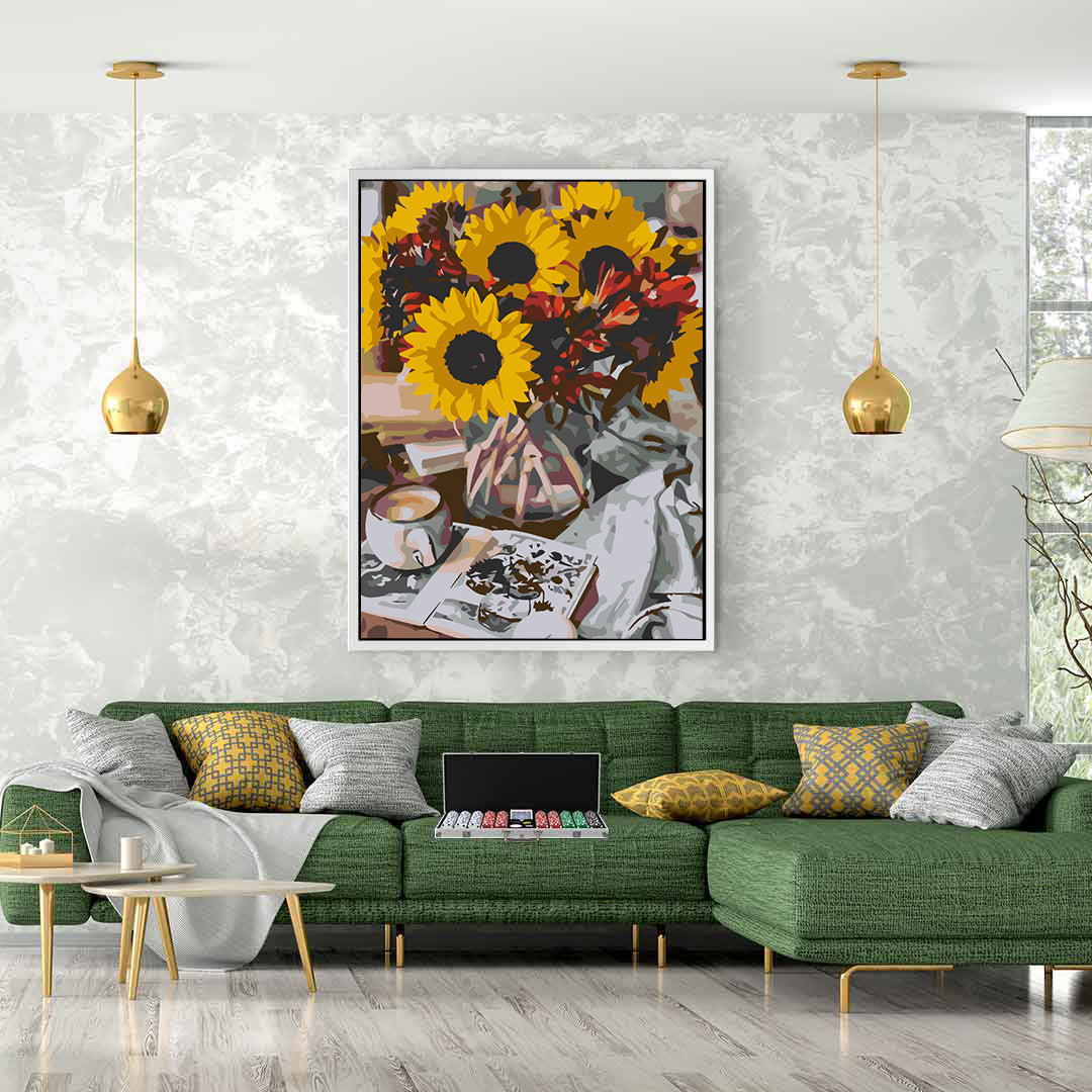 Peinture par numéros - Tournesol 4566