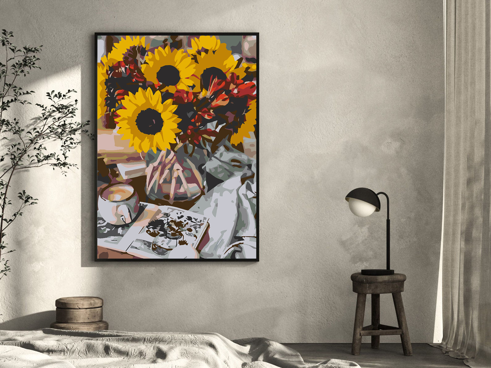 Peinture par numéros - Tournesol 4566