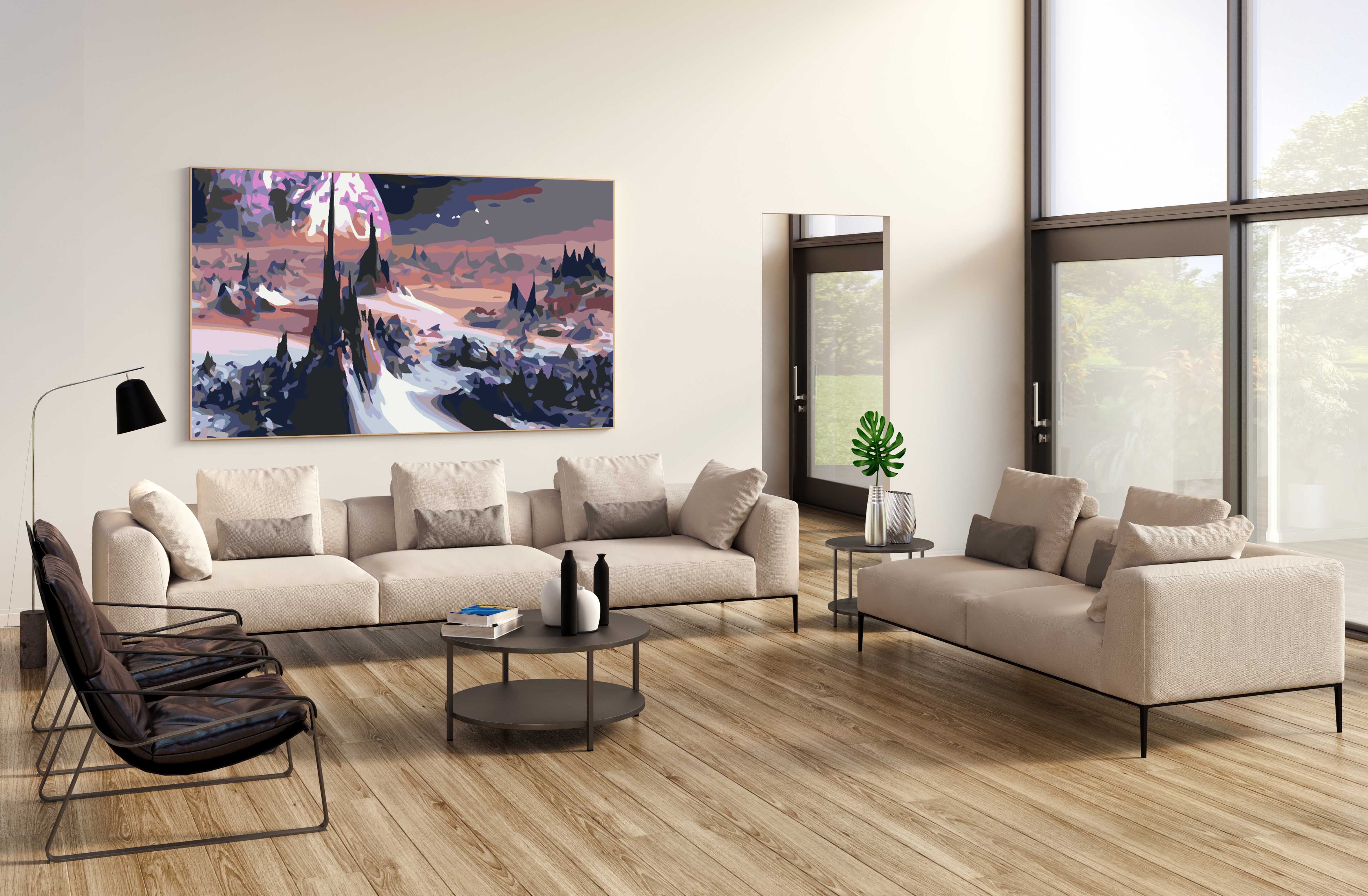 Promotie 40x50 - pictura pe numere - Cosmos 4567