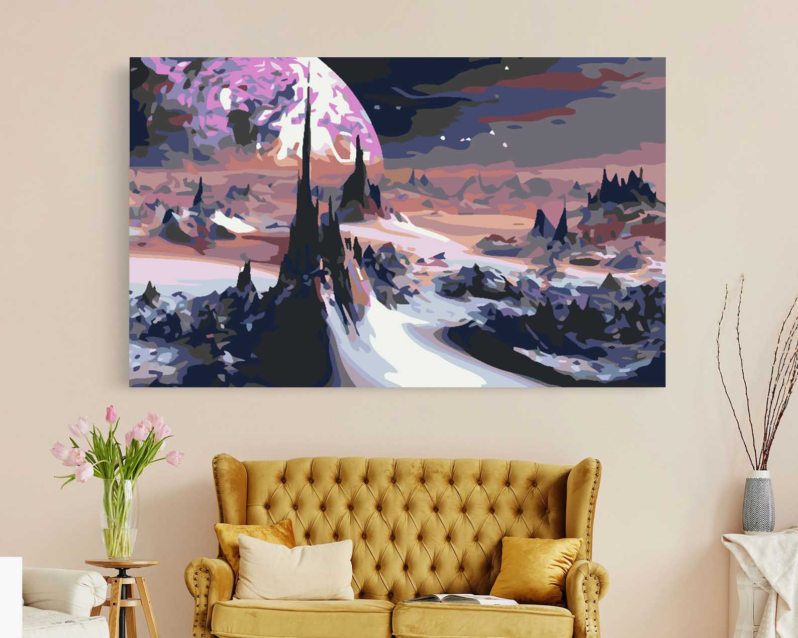 Promotie 40x50 - pictura pe numere - Cosmos 4567