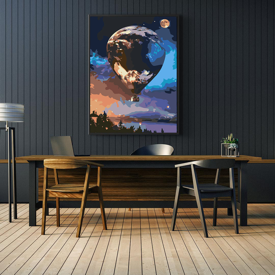 Peinture par numéros - Montgolfière 4570