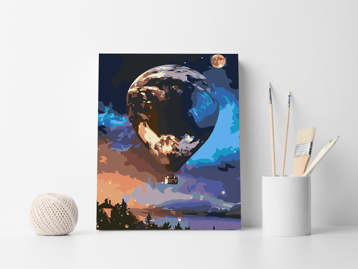 Peinture par numéros - Montgolfière 4570