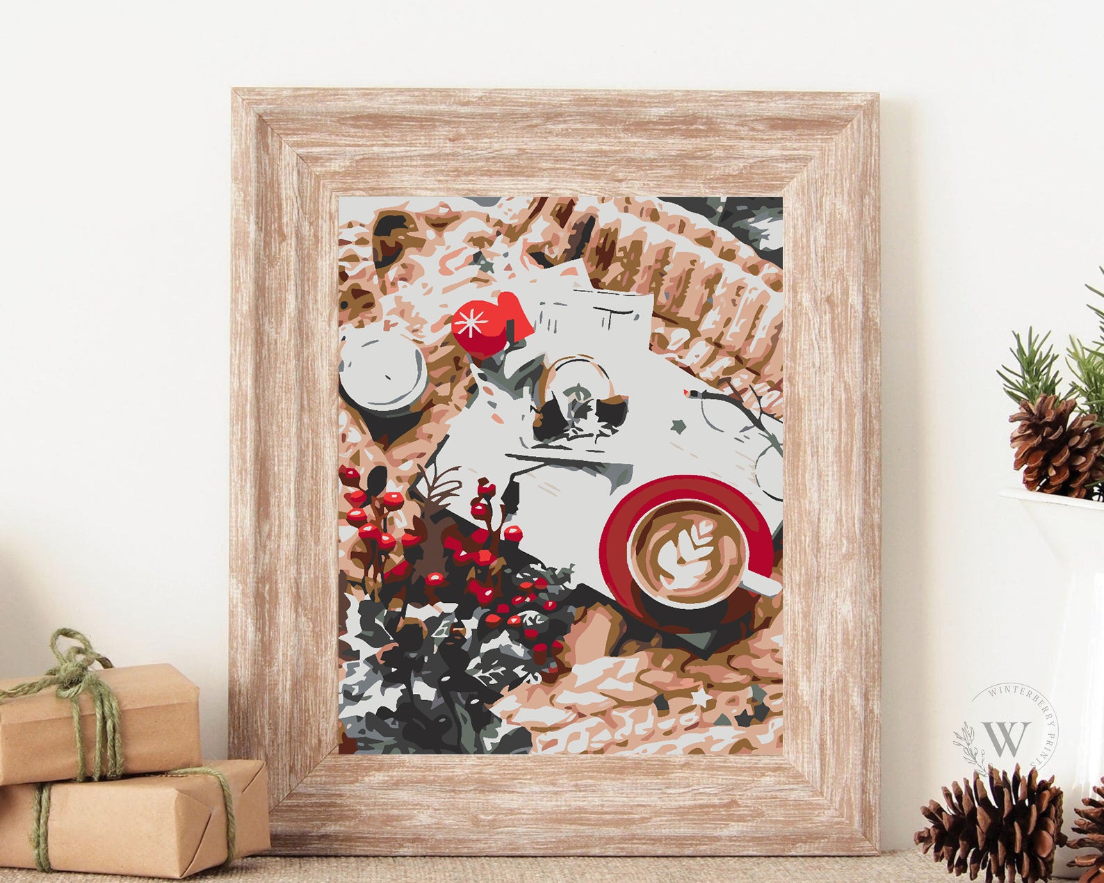 Pictura pe numere - Dulciuri de Crăciun 4572