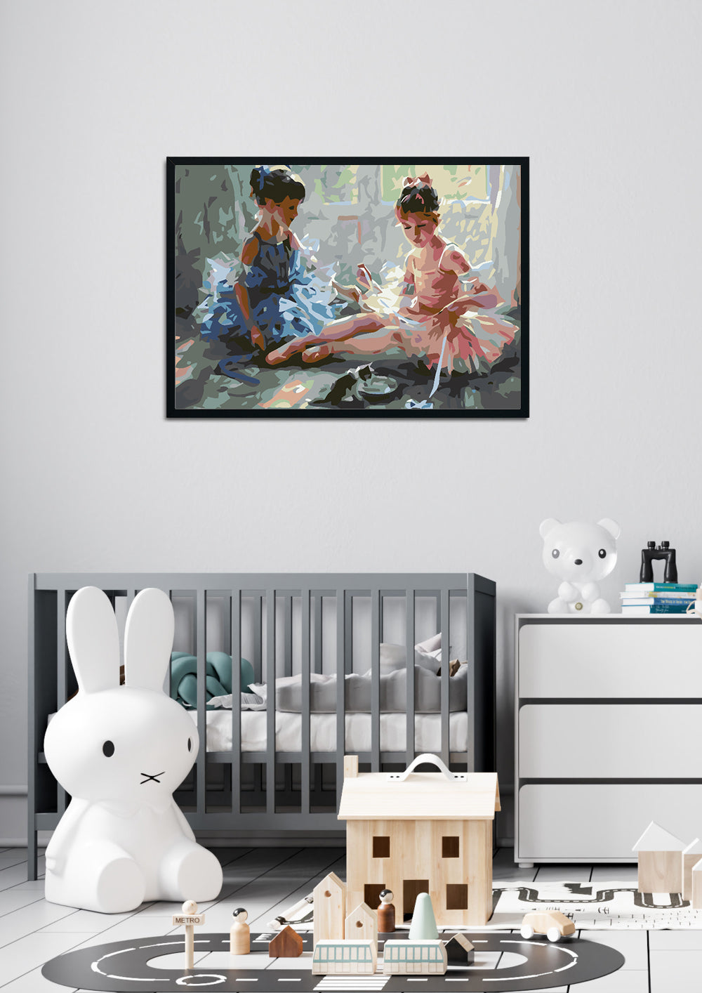 Peinture par numéros - Deux ballerines 4577