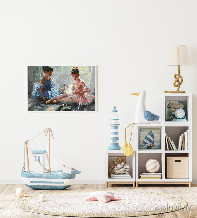 Peinture par numéros - Deux ballerines 4577