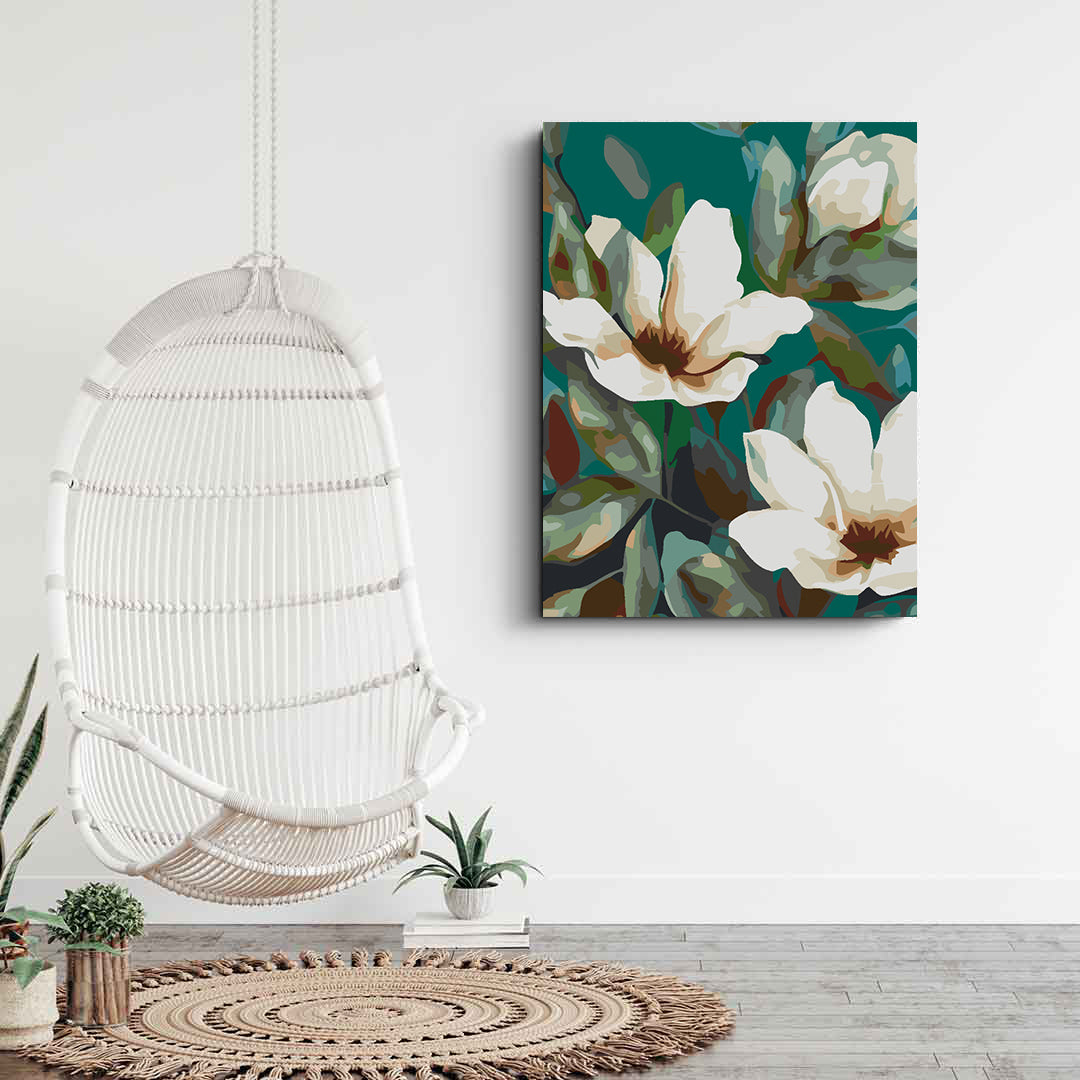 Peinture par numéros - Fleurs 4580