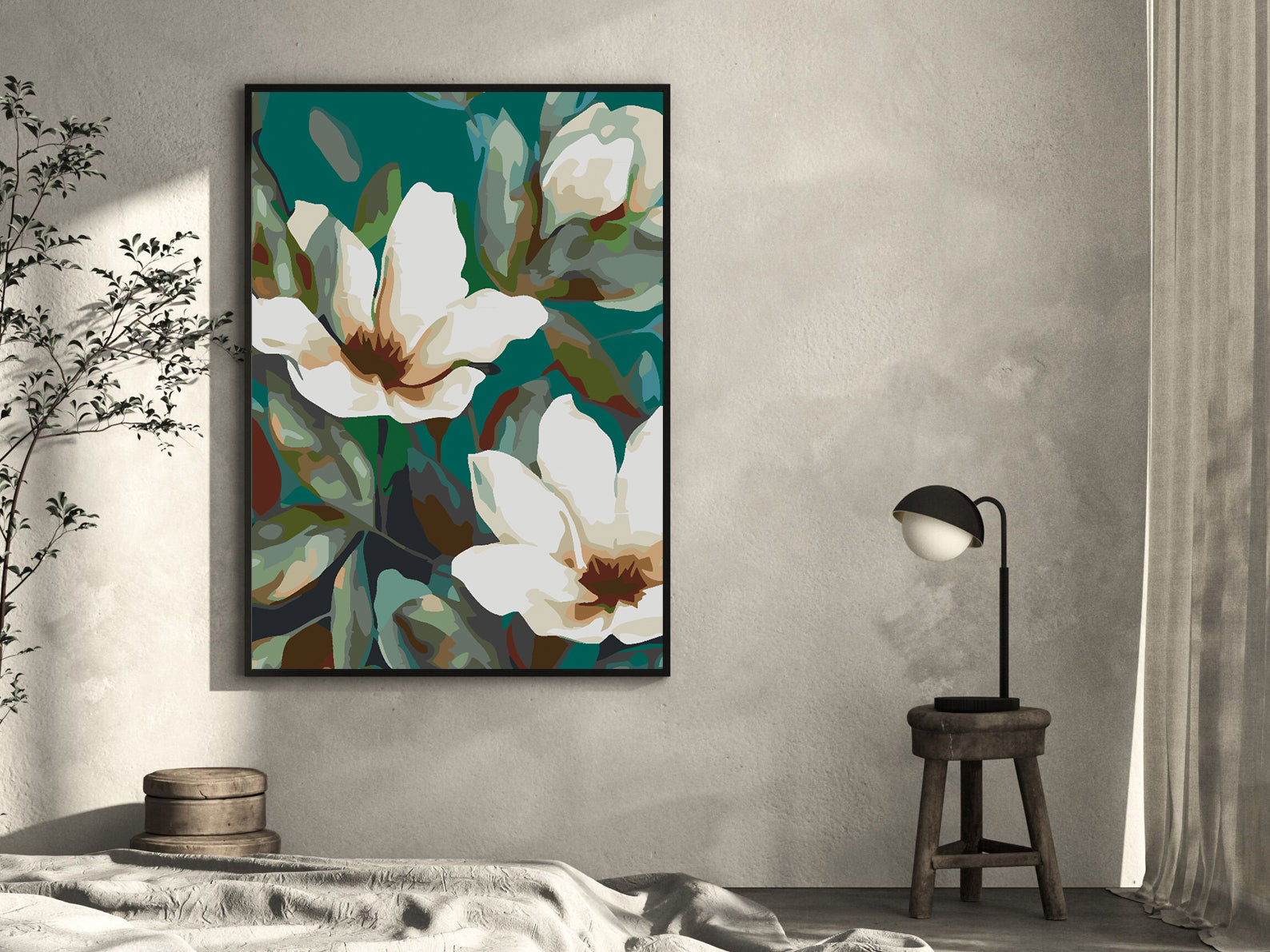 Peinture par numéros - Fleurs 4580