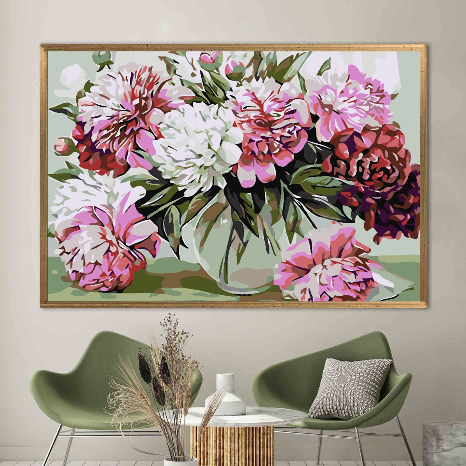 Peinture par numéros - Fleurs 4582