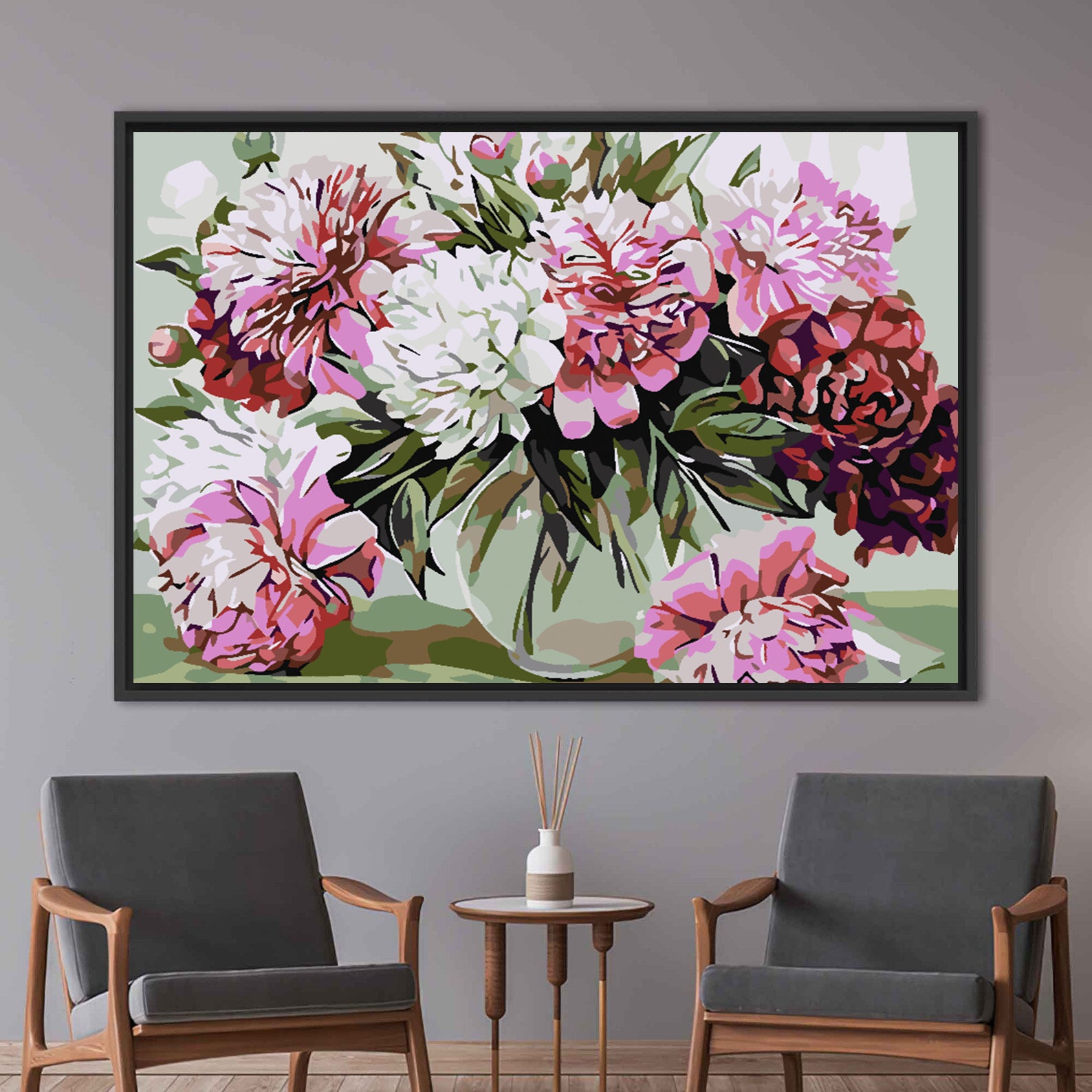 Peinture par numéros - Fleurs 4582