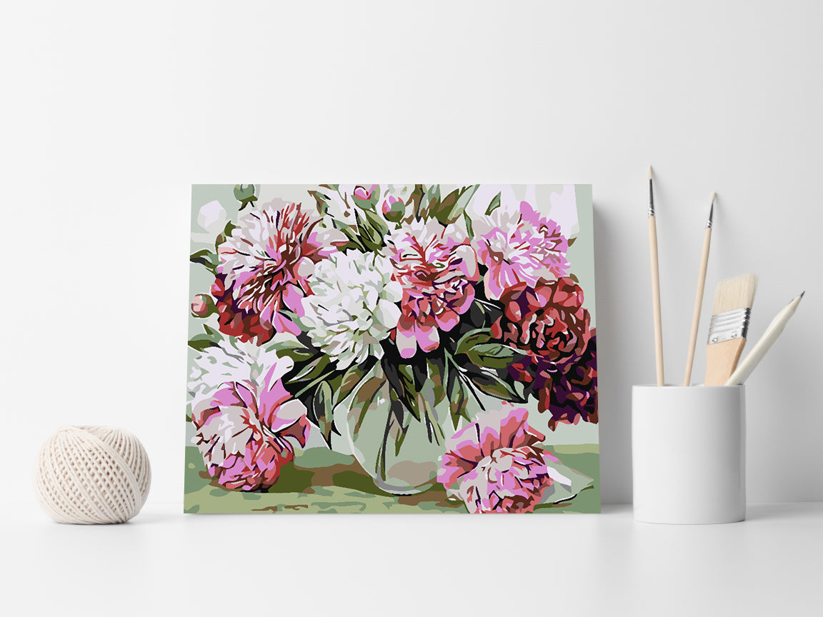 Peinture par numéros - Fleurs 4582