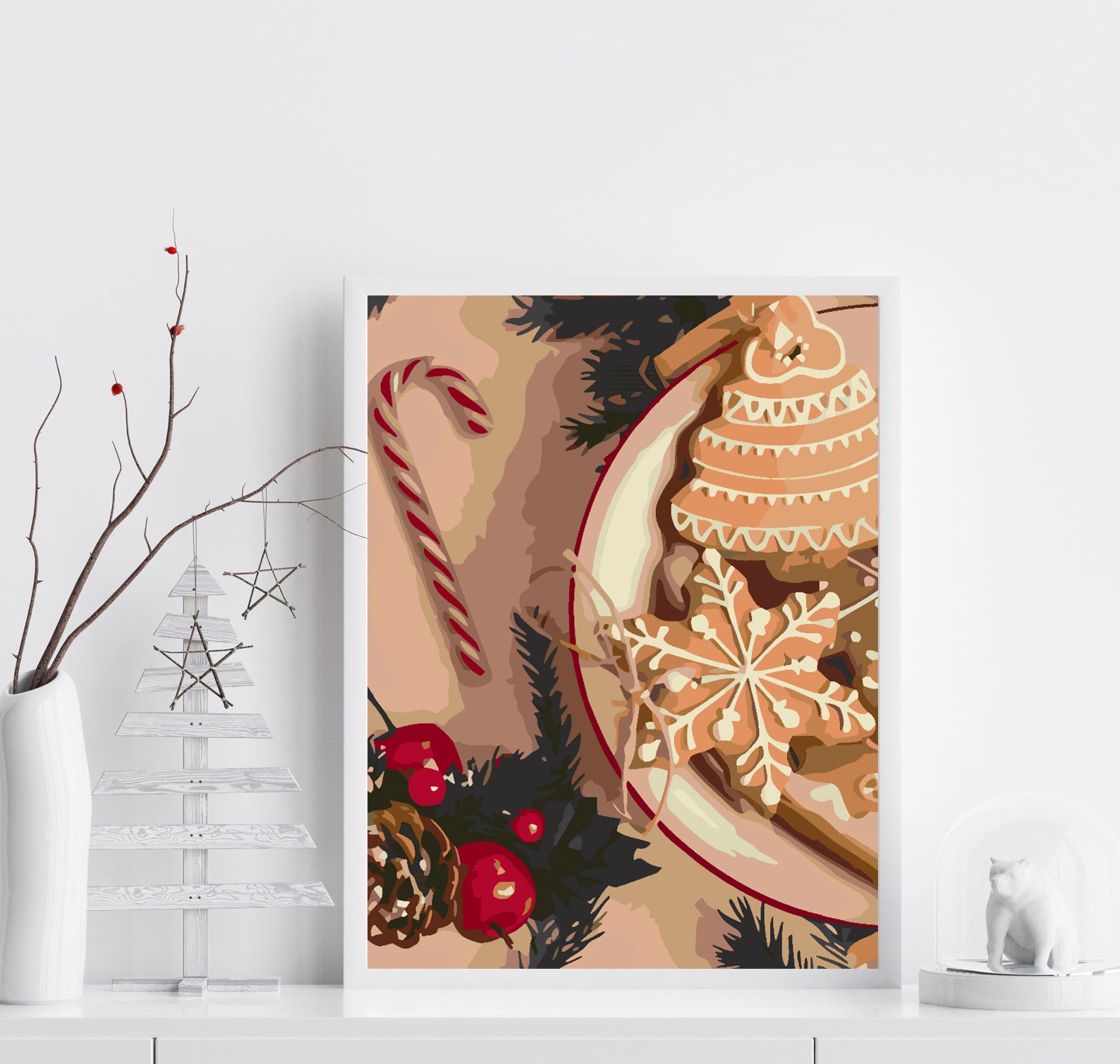 Peinture par numéros - Douceurs de Noël 4585