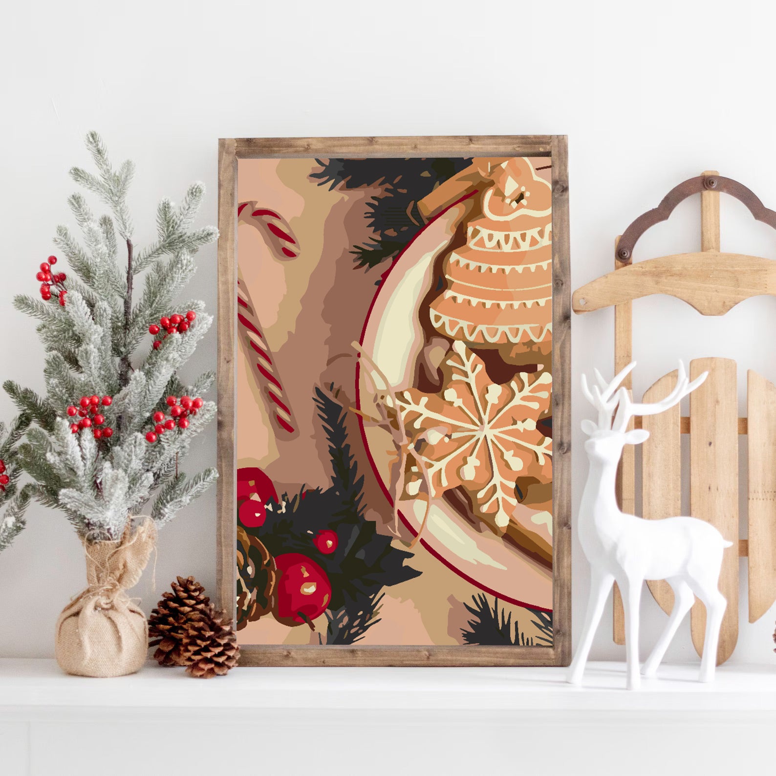 Peinture par numéros - Douceurs de Noël 4585