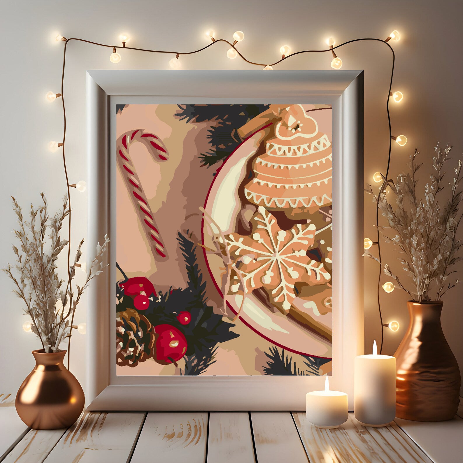 Peinture par numéros - Douceurs de Noël 4585