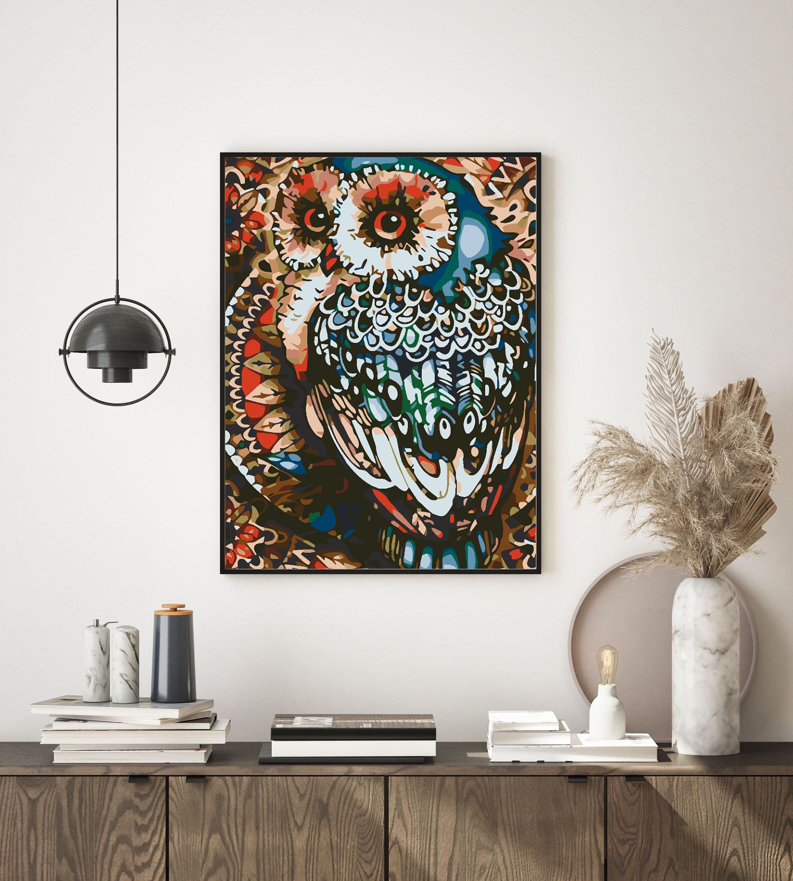 Peinture par numéros - Chouette 4587