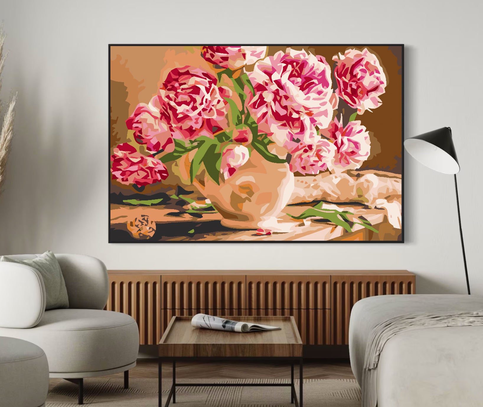 Peinture par numéros - Fleurs 4589