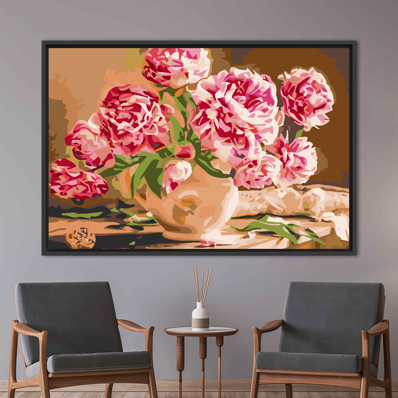 Peinture par numéros - Fleurs 4589