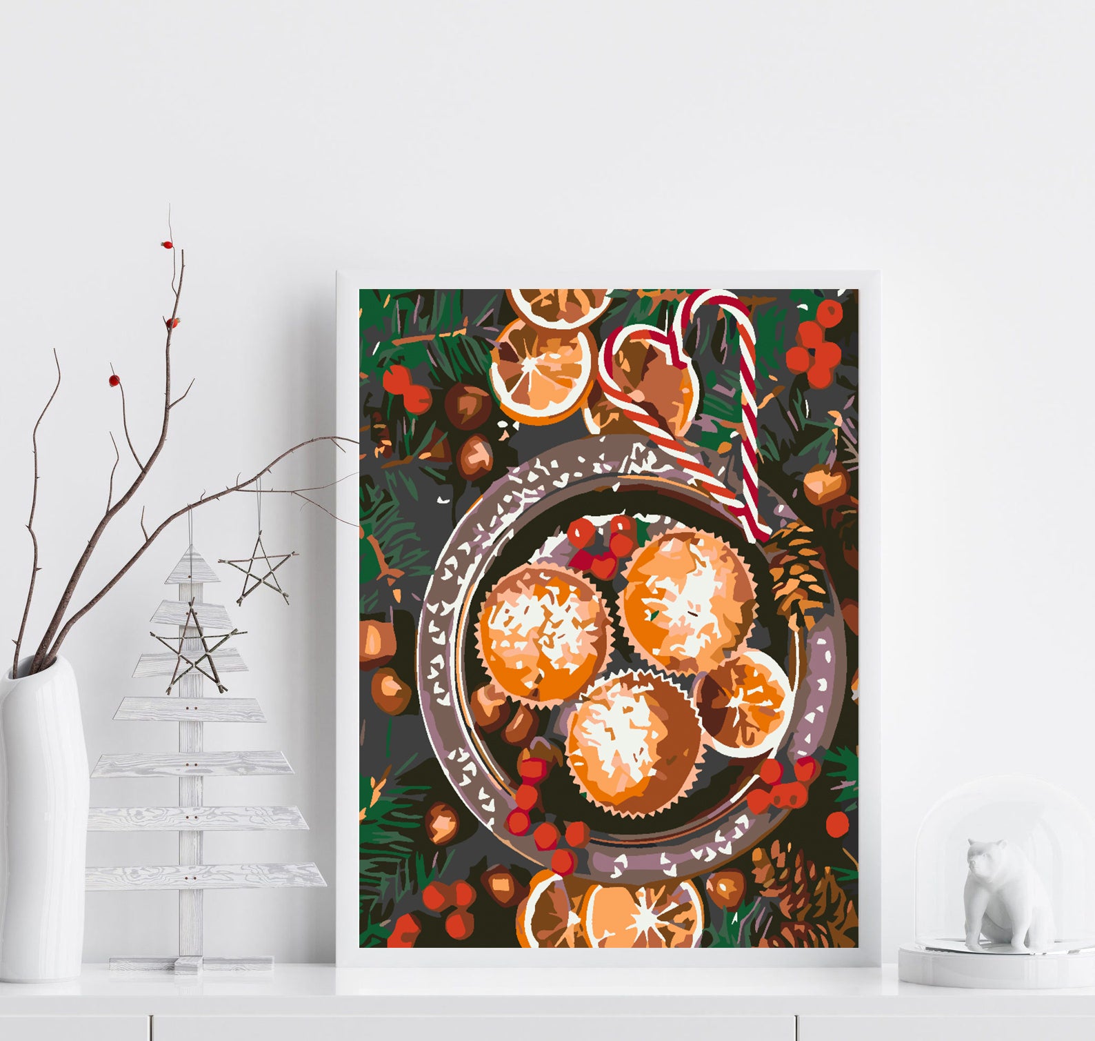 Peinture par numéros - Douceurs de Noël 4592
