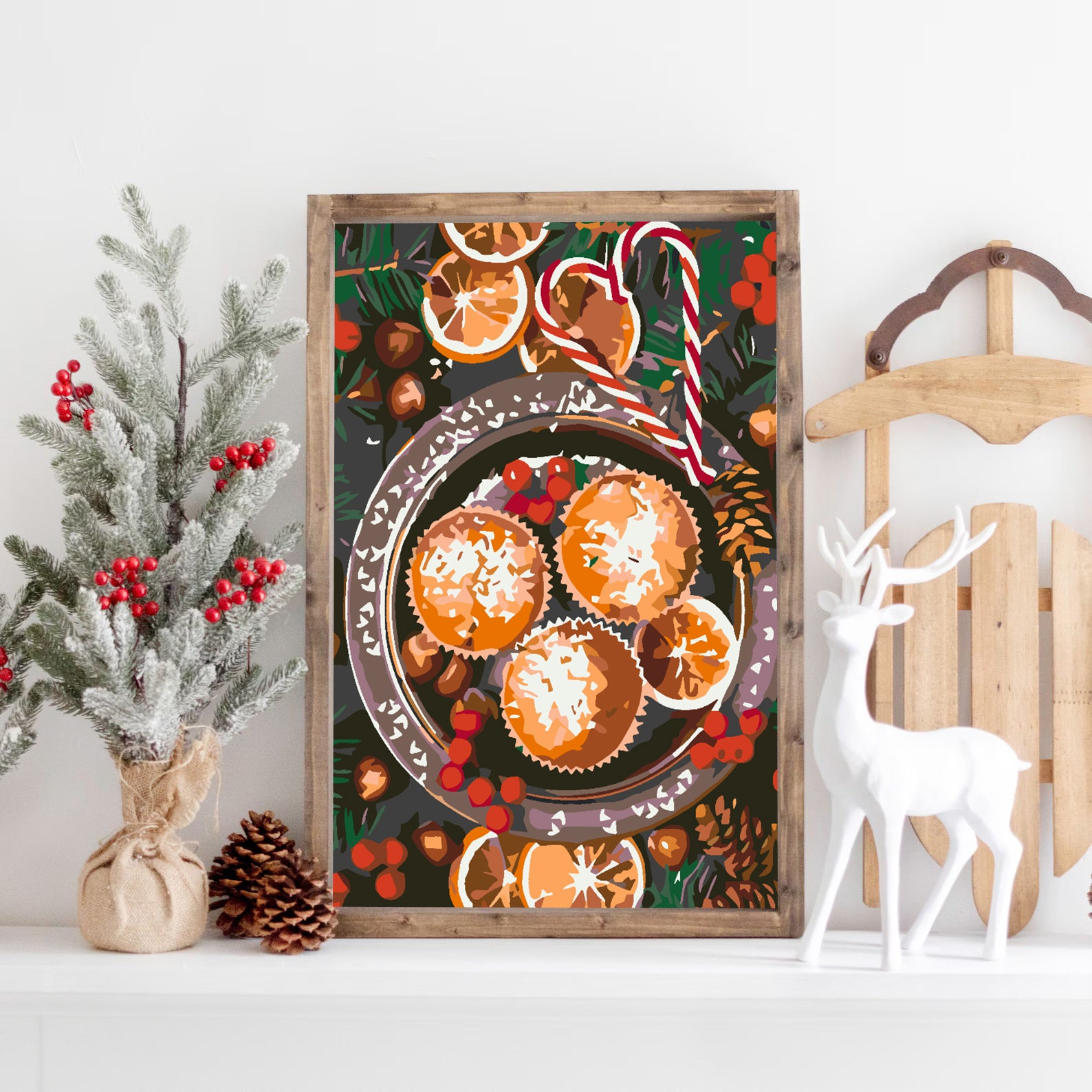 Peinture par numéros - Douceurs de Noël 4592