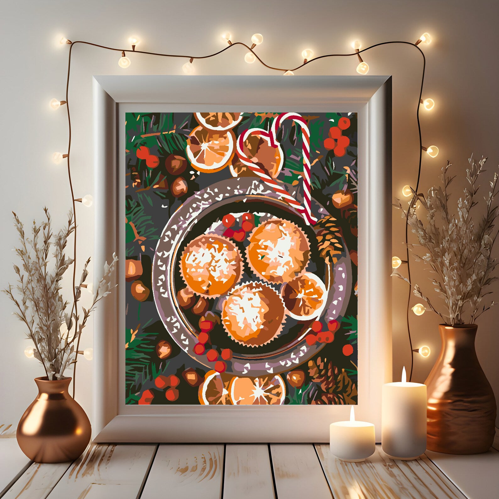 Peinture par numéros - Douceurs de Noël 4592