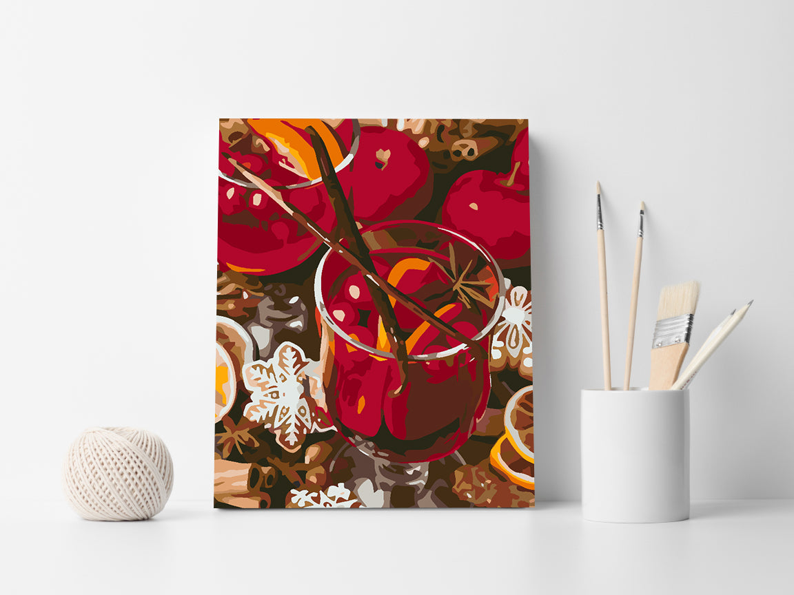 Pictura pe numere - Băuturi de Iarnă 4595