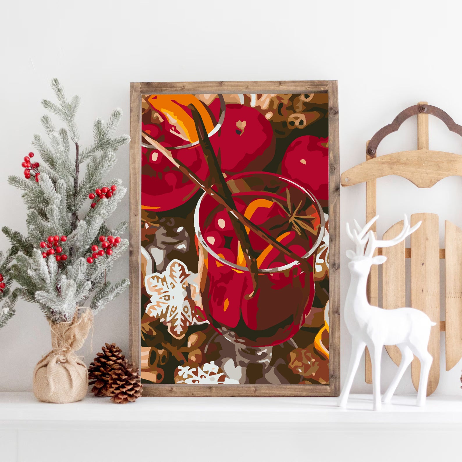 Pictura pe numere - Băuturi de Iarnă 4595