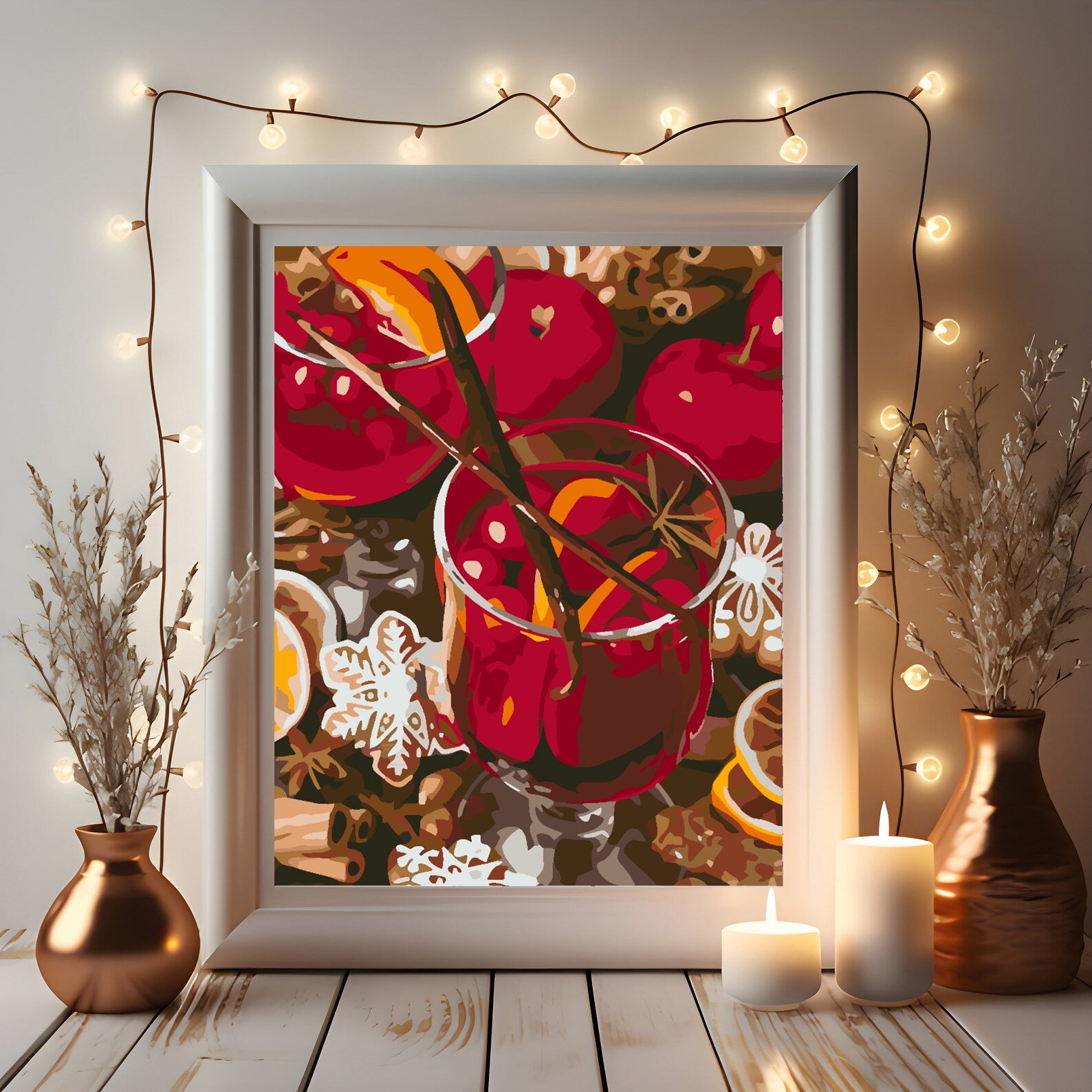 Pictura pe numere - Băuturi de Iarnă 4595