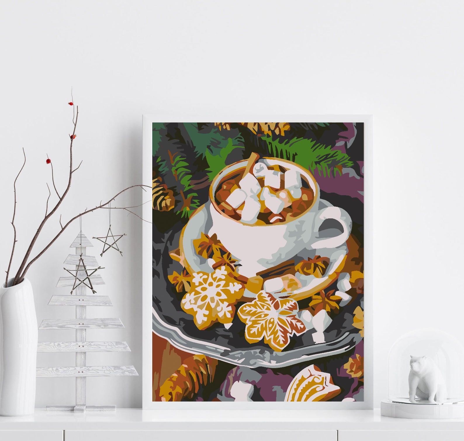 Peinture par numéros - Douceurs de Noël 4598