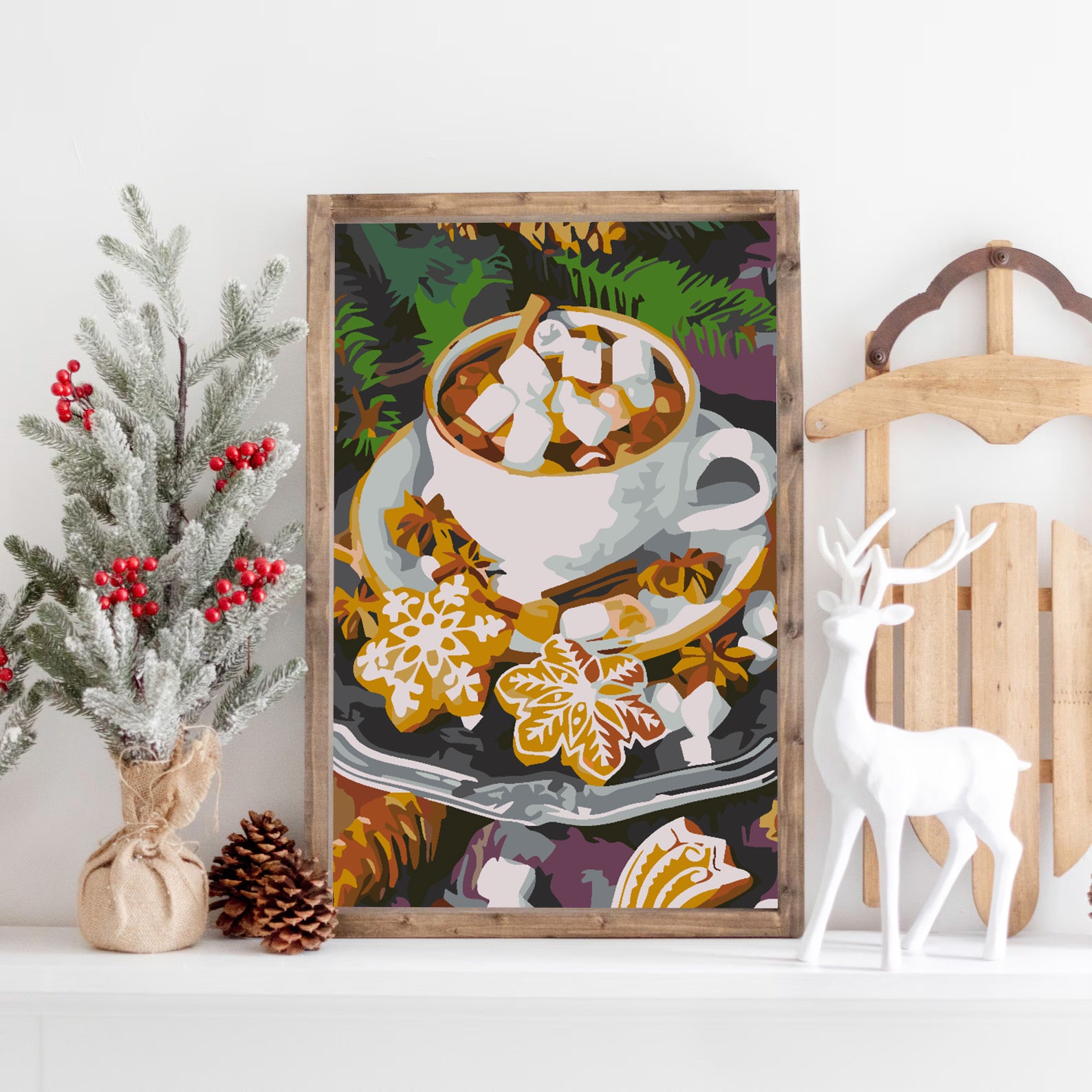 Peinture par numéros - Douceurs de Noël 4598