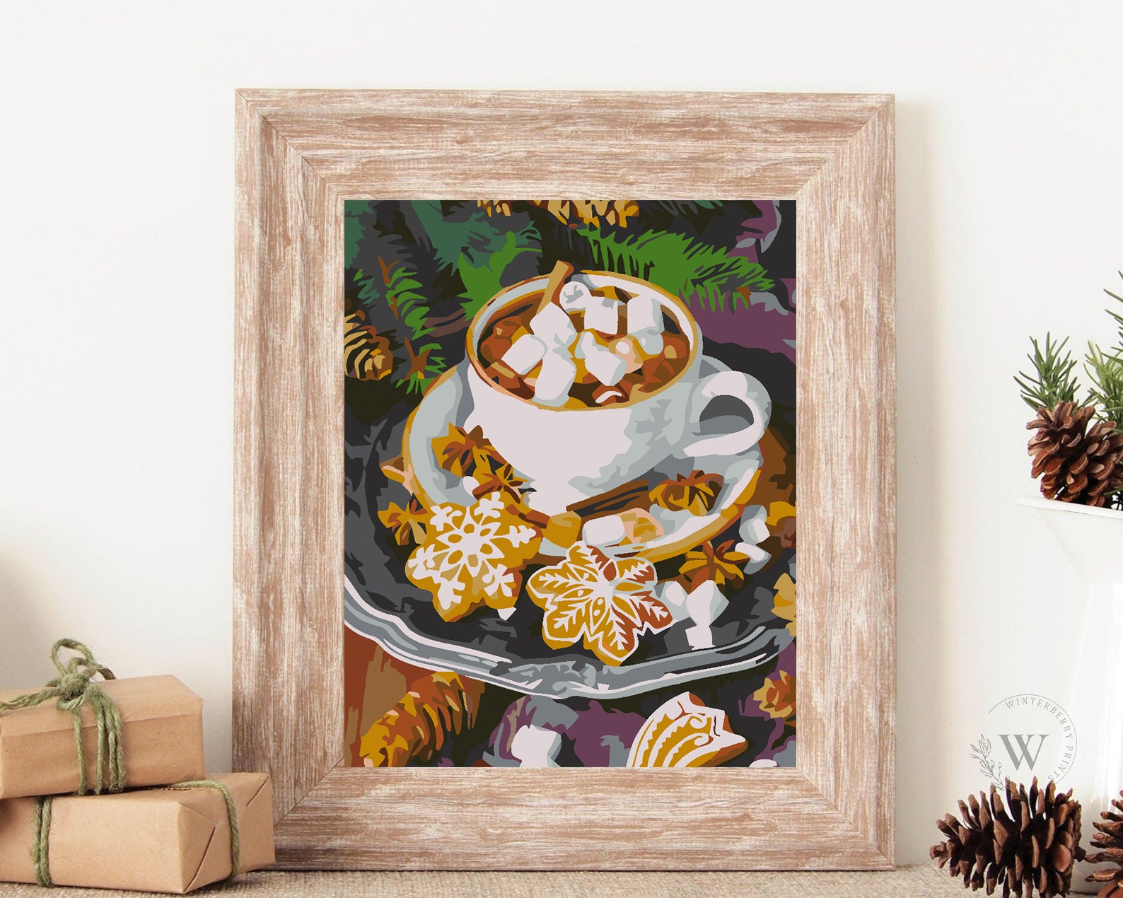 Peinture par numéros - Douceurs de Noël 4598
