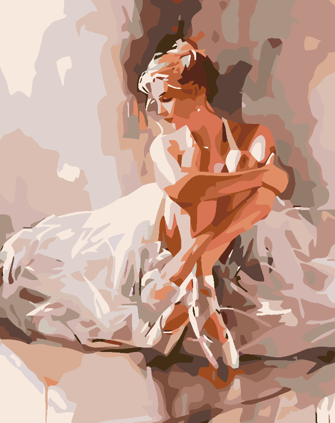 Peinture par numéros - Ballerine 4602