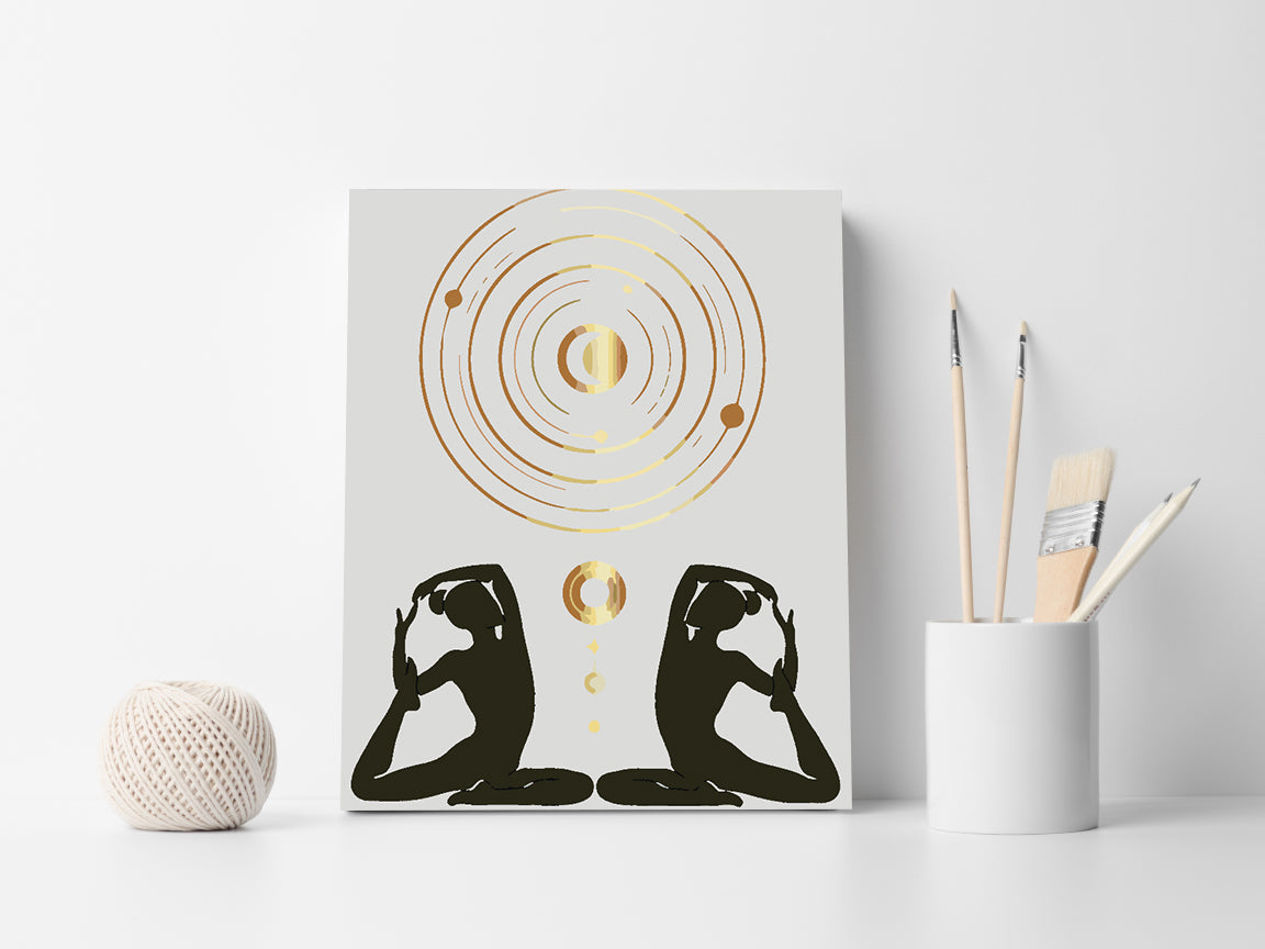 Pictura pe numere - Yoga 4608