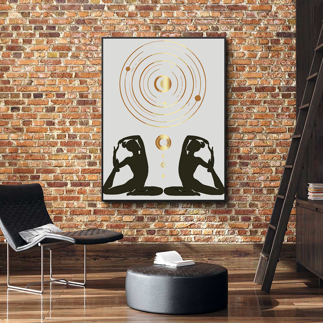 Pictura pe numere - Yoga 4608