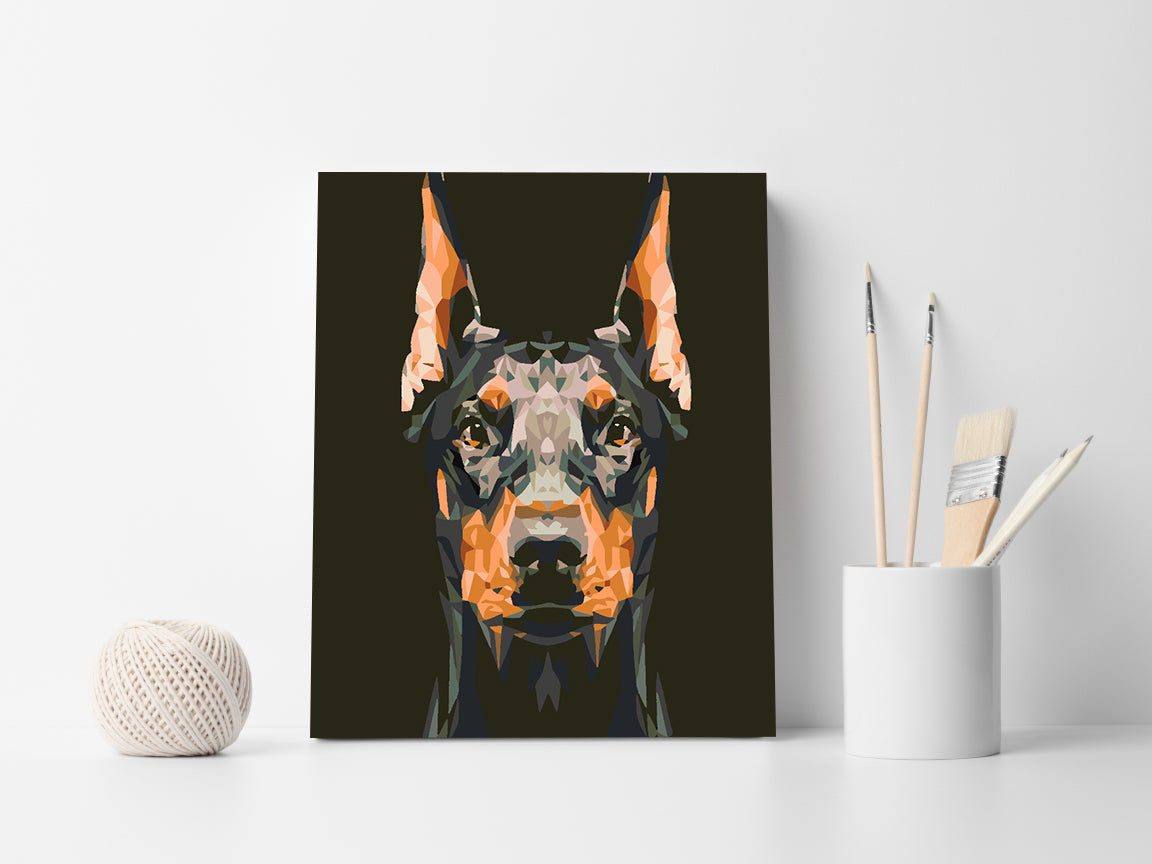 Pictura pe numere - Câine Portret 4610