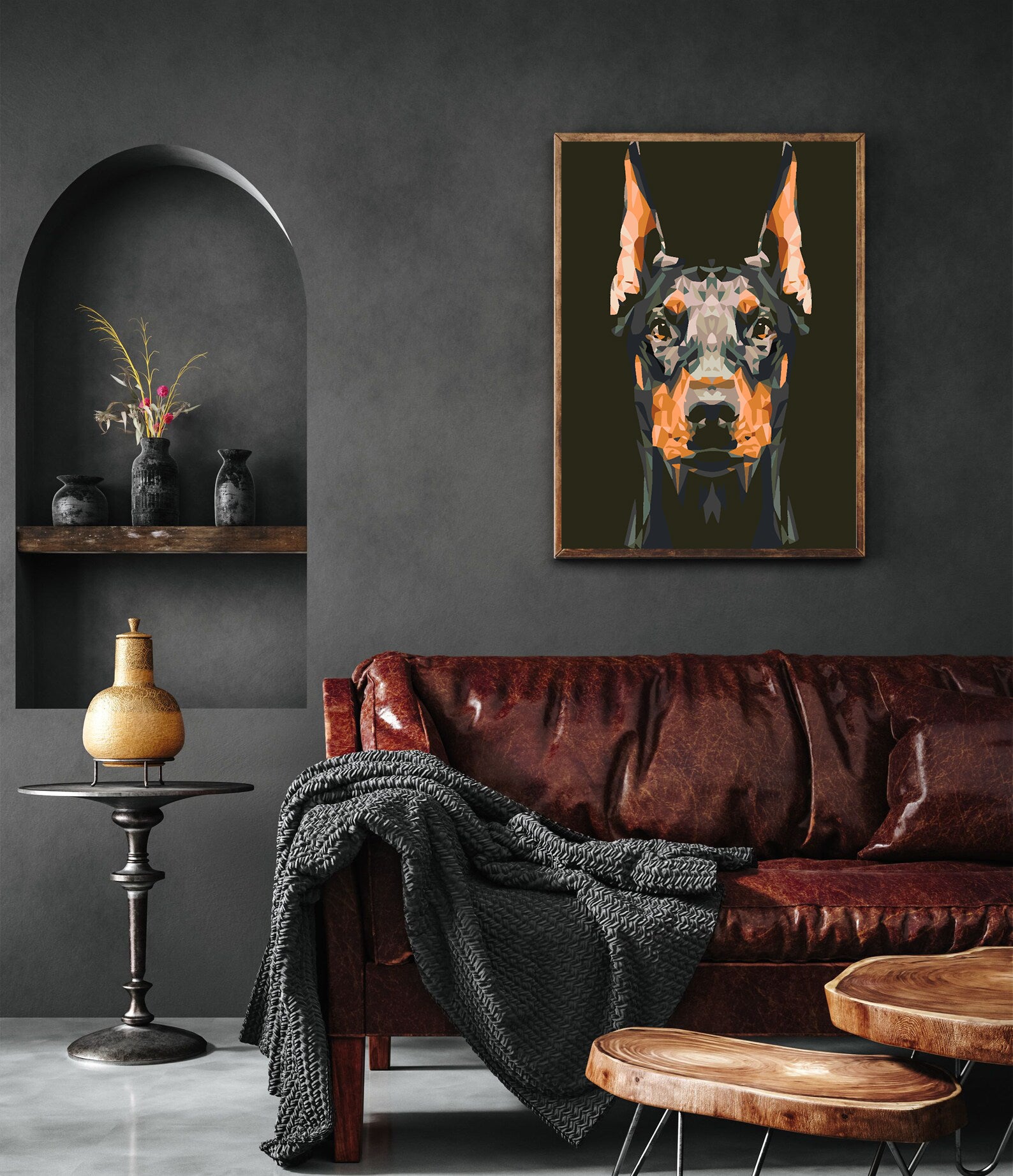 Pictura pe numere - Câine Portret 4610
