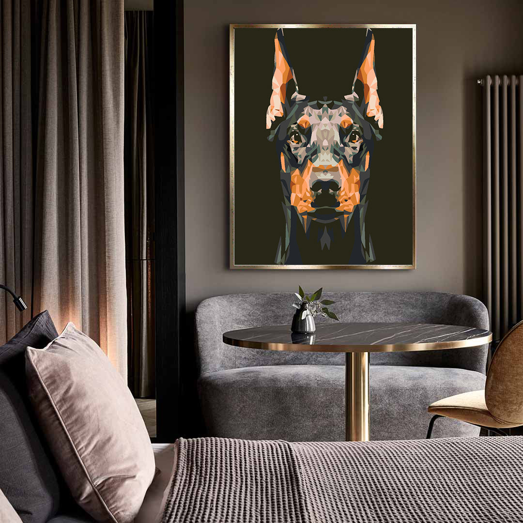 Pictura pe numere - Câine Portret 4610