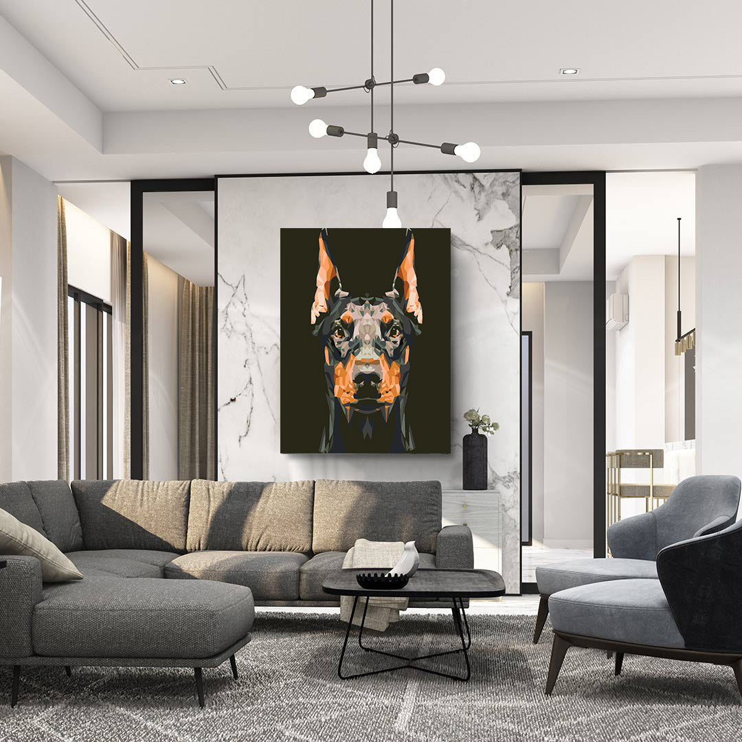Pictura pe numere - Câine Portret 4610