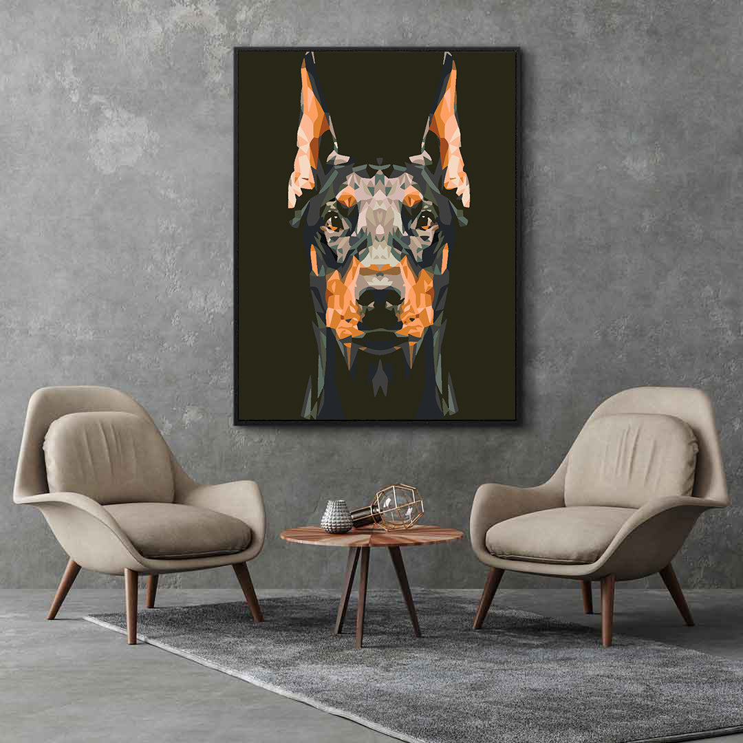 Pictura pe numere - Câine Portret 4610