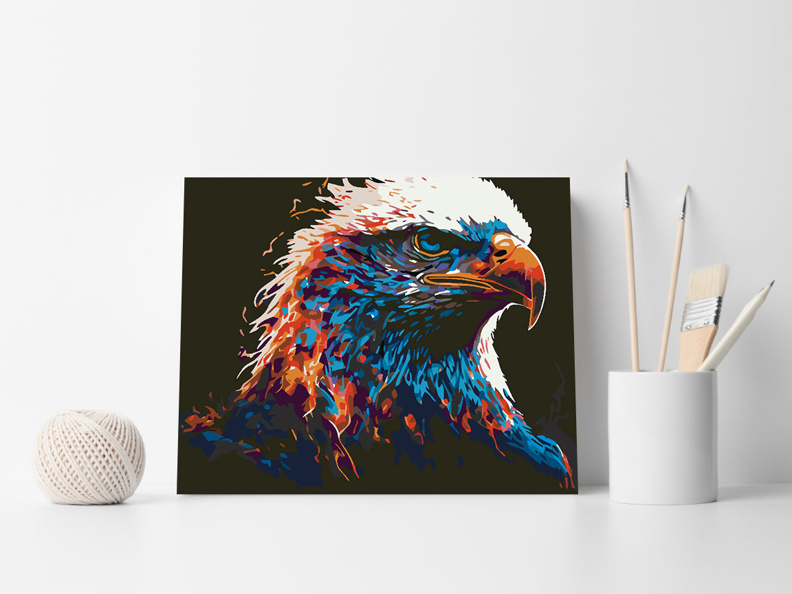 Pictura pe numere - Vulture Portret 4611
