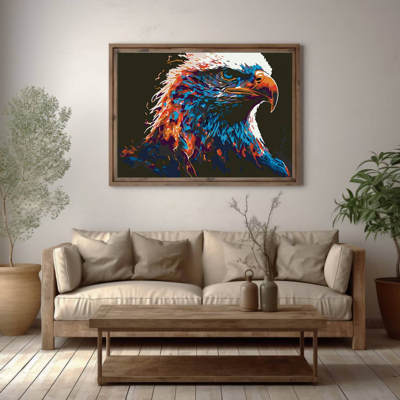 Pictura pe numere - Vulture Portret 4611