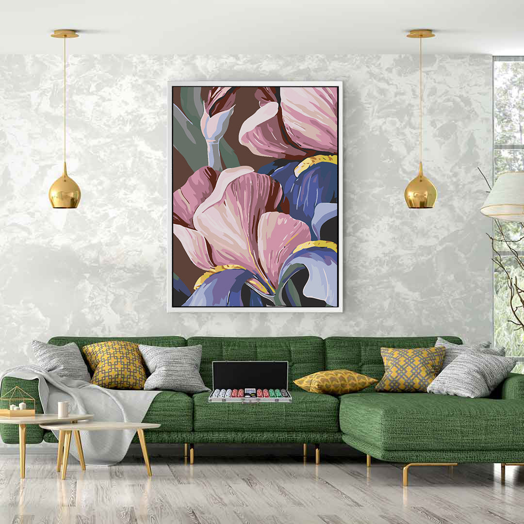 Pictura pe numere - Flori 4618