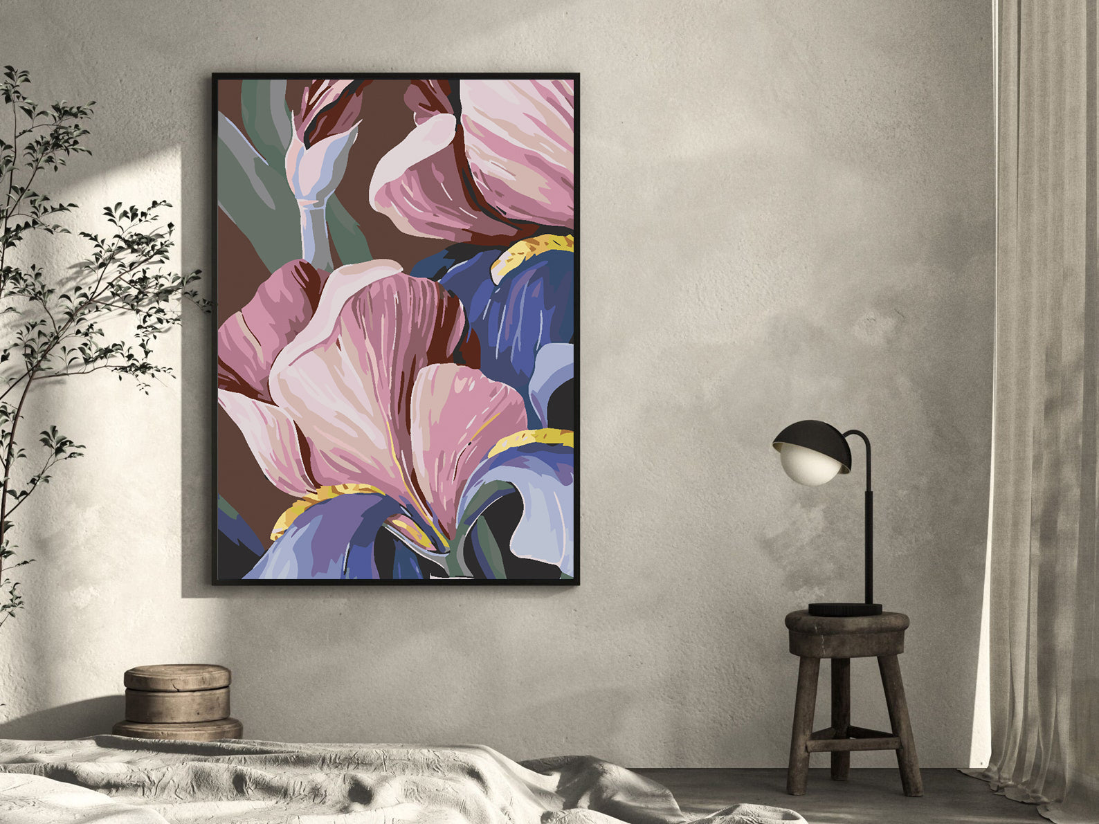 Pictura pe numere - Flori 4618